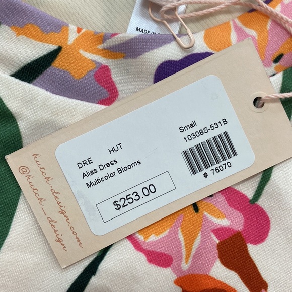 Fairy Core Colorful Blooms Floral Chiffon Skirt Mini Dress Size Small - Picture 10 of 12